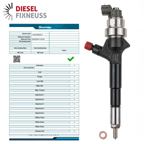 Injektor Einspritzdüse DENSO 5821102 74KW OPEL ASTRA CORSA 1.7 CDTI 8-97376270-3