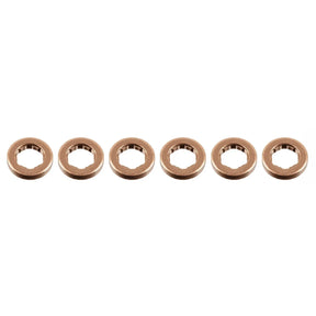 6x Kupfer Injektor Dichtring 13x7,7x2,5 mm – Injektor Dichtung
