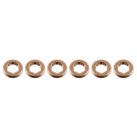 6x Kupfer Injektor Dichtring 13x7,7x2,5 mm – Injektor Dichtung
