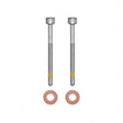 2x Zylinderschraube und 15×7.15×2.0 mm Dichtringe Einspritzdüse für Mercedes