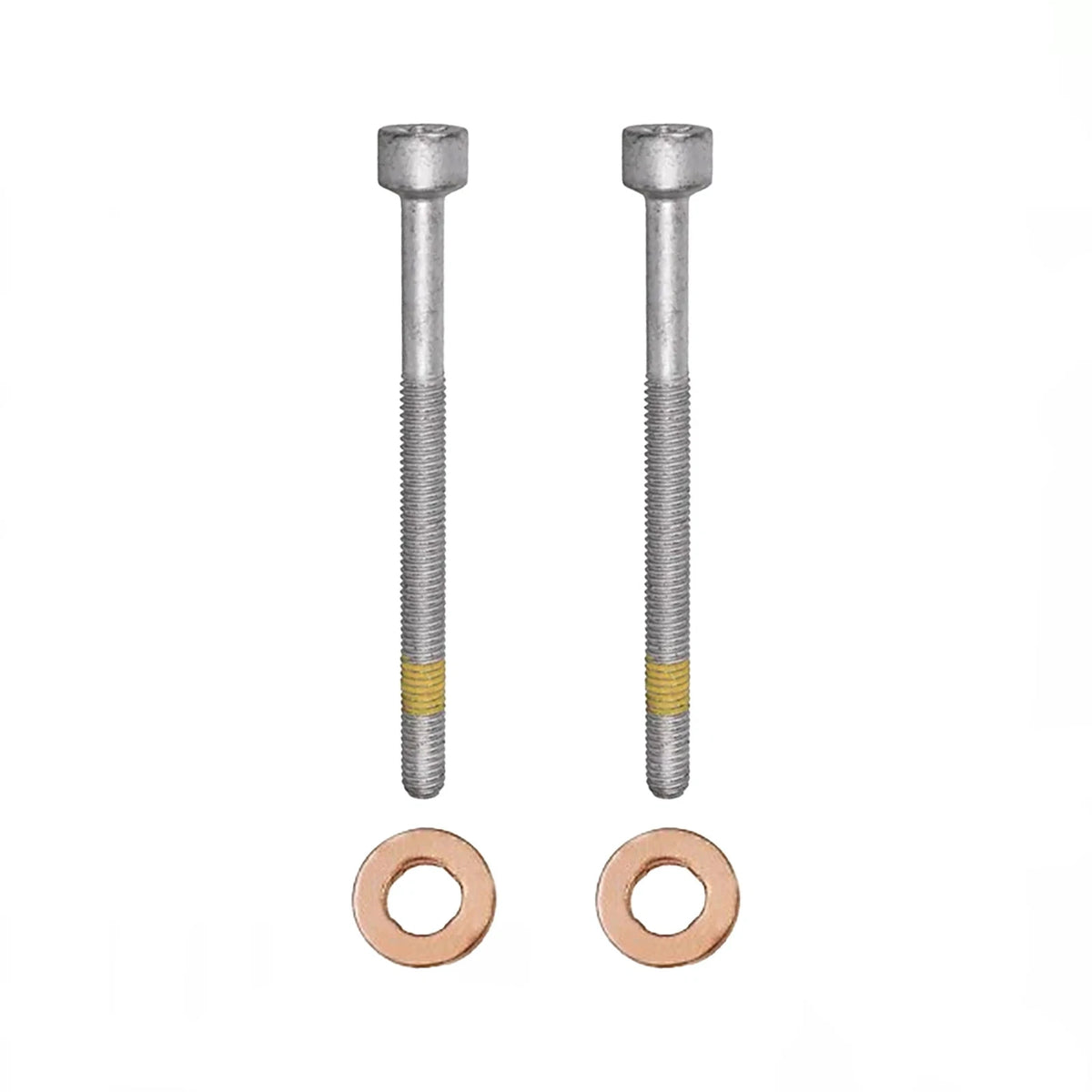 2x Zylinderschraube und 15×7.15×3.0 mm Dichtringe Einspritzdüse für Mercedes