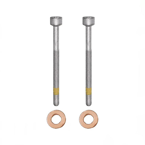 2x Zylinderschraube und 15×7.15×3.0 mm Dichtringe Einspritzdüse für Mercedes
