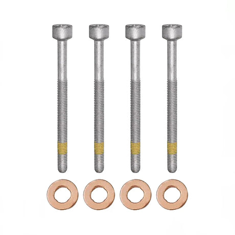 4x Zylinderschraube und 15×7.15×3.0 mm Dichtringe Einspritzdüse für Mercedes
