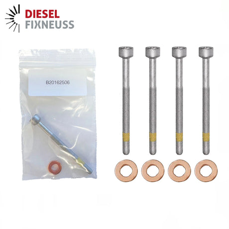 4x Zylinderschraube und 15×7.15×3.0 mm Dichtringe Einspritzdüse für Mercedes
