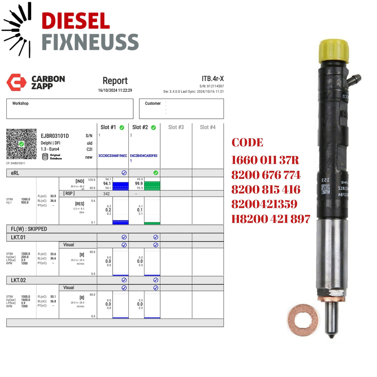 28232251 Common Rail Diesel Fuel Injector R05102D Compatible With Del Phi Suzuki Jimny Renault Captur Nissan Note 28232251 Common Rail Diesel Fuel Injector R05102D Compatible With Del Phi Suzuki Jimny Renault Captur Nissan Note