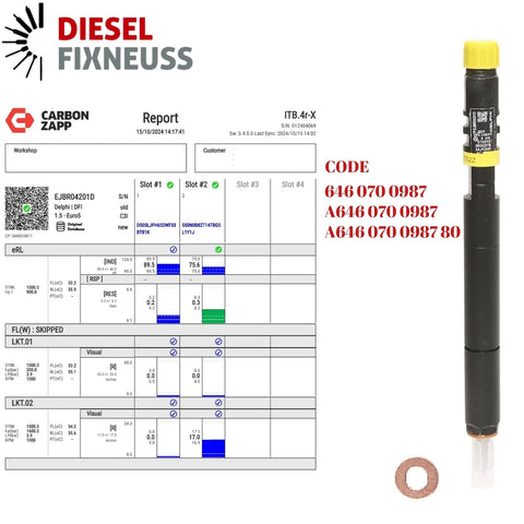 Einspritzdüse A6460700987 W211 W204 Mercedes EJBR04201D