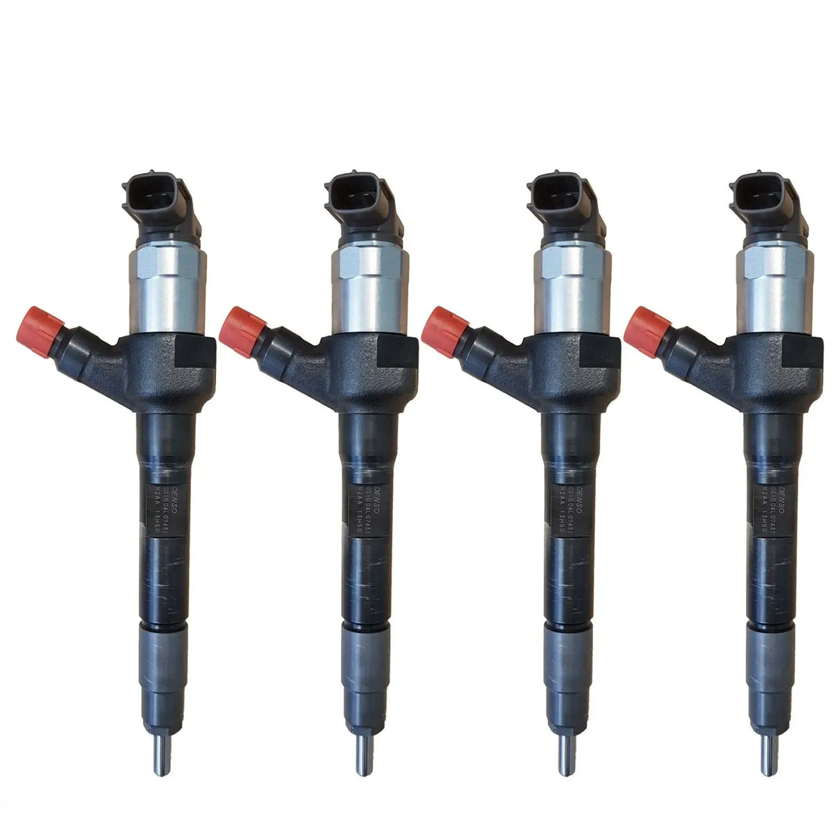 4x DENSO Injectors R2AA 13H50 for Mazda 2.2 MZR-CD/D engines (2008-2014) with test report. Compatible with Mazda3, Mazda6 and CX-7 models, 92-136 KW.